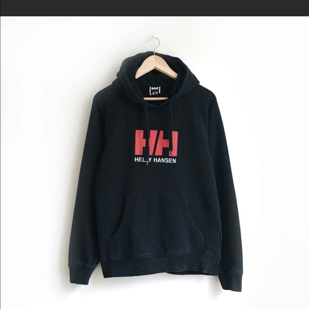 Helly Hansen logo sweatshirt hoodie size M